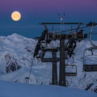 Moonlight Skiing in der Zillertal Arena © Hannes Sautner